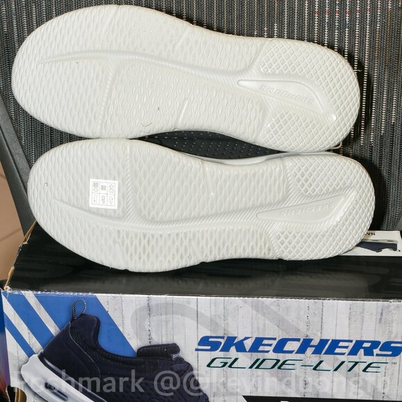 Skechers Men's Glide Lite Pacer Shoe  Colors: Blue - Picture 5 of 5